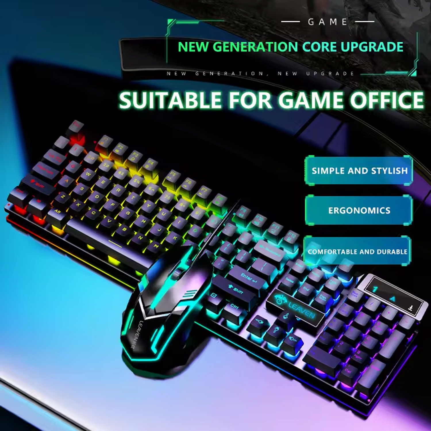 Gaming Keyboard Ergonomics - Gamer Keyboard And Mouse PC Gaming