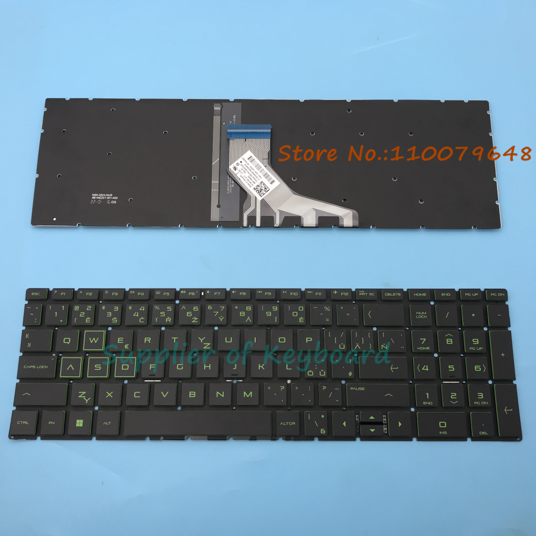 Gaming Keyboard Hp - English/Russian/UK/Spanish/Czech Keyboard For HP Pavilion gaming