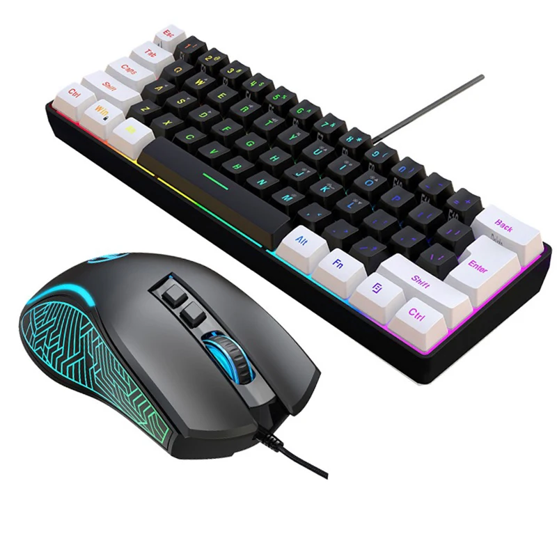 Gaming Keyboard Ergonomics - Keyboard and mouse 60% computer gaming