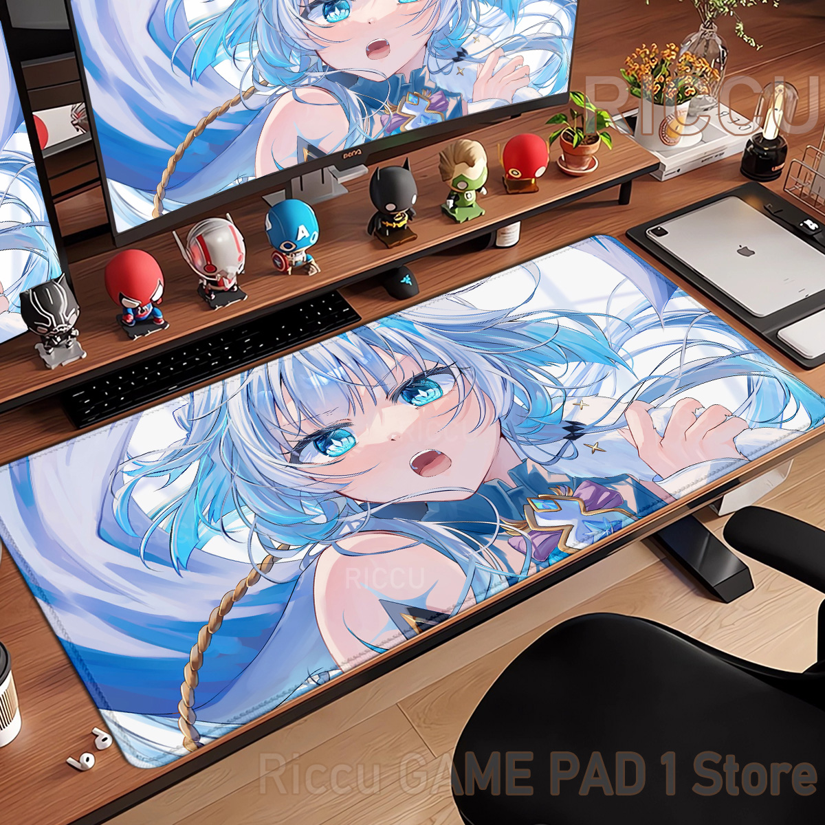 Gaming Keyboard Typewriter - HD print Honkai Star Rail Cerydra