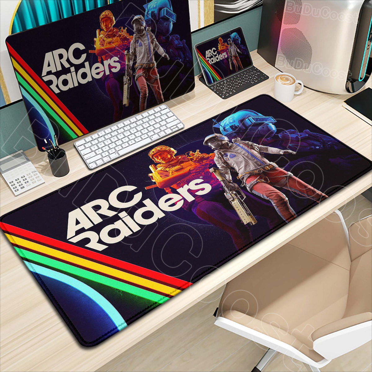 Gaming Keyboard Typewriter - HD Print Anime Game ARC Raiders