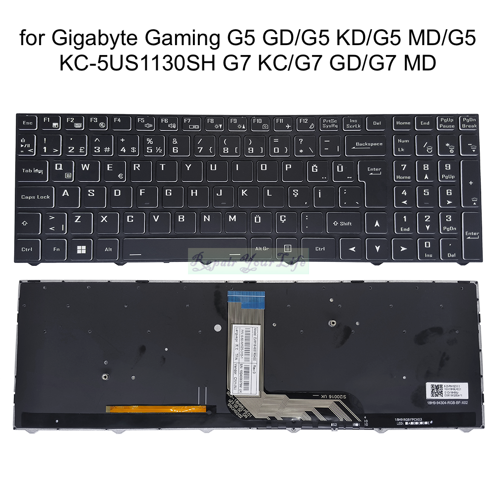 Gaming Keyboard Hp - UK Turkish Spanish Backlit Keyboard for