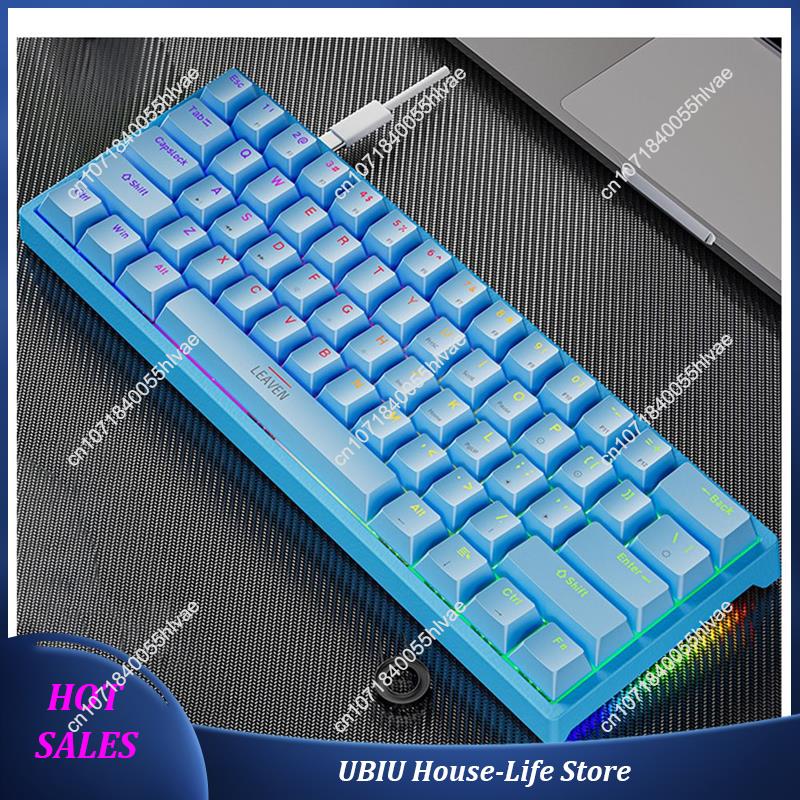 Gaming Keyboard Best - USB Gaming Mechanical Keyboard 61 Keys