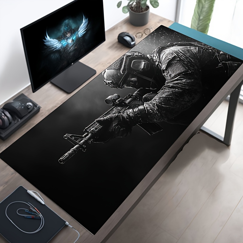 Gaming Keyboard Corsair - Large Mouse Pad Tactical Soldier Design