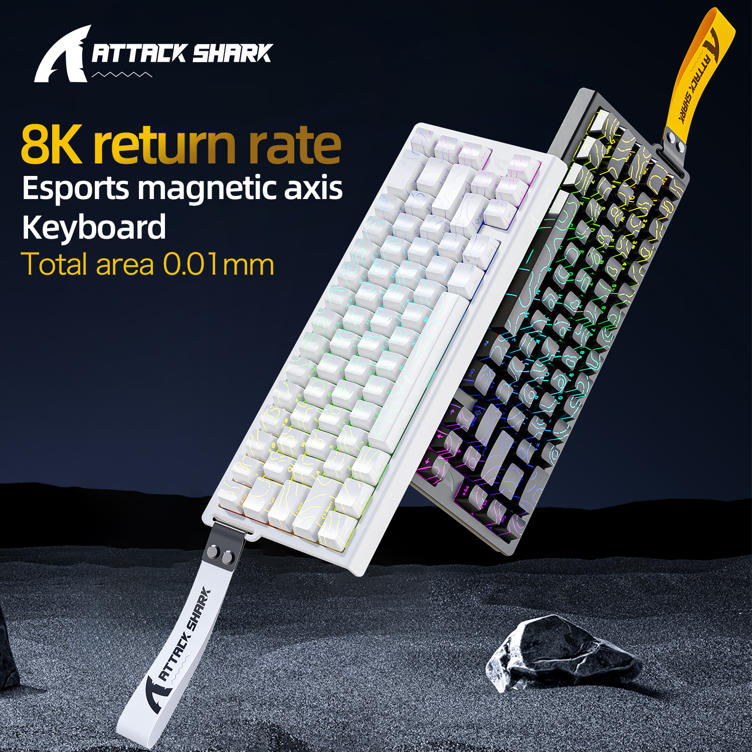 Gaming Keyboard Expensive - X68HE ATTACK SHARK Magnetic Gaming Keyboard