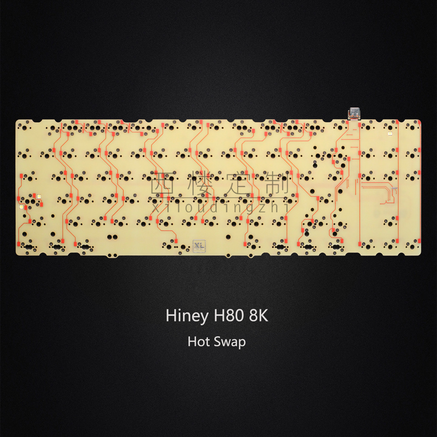Hot Swap Pcb - 8k hotswap Hiney H80 pcb with