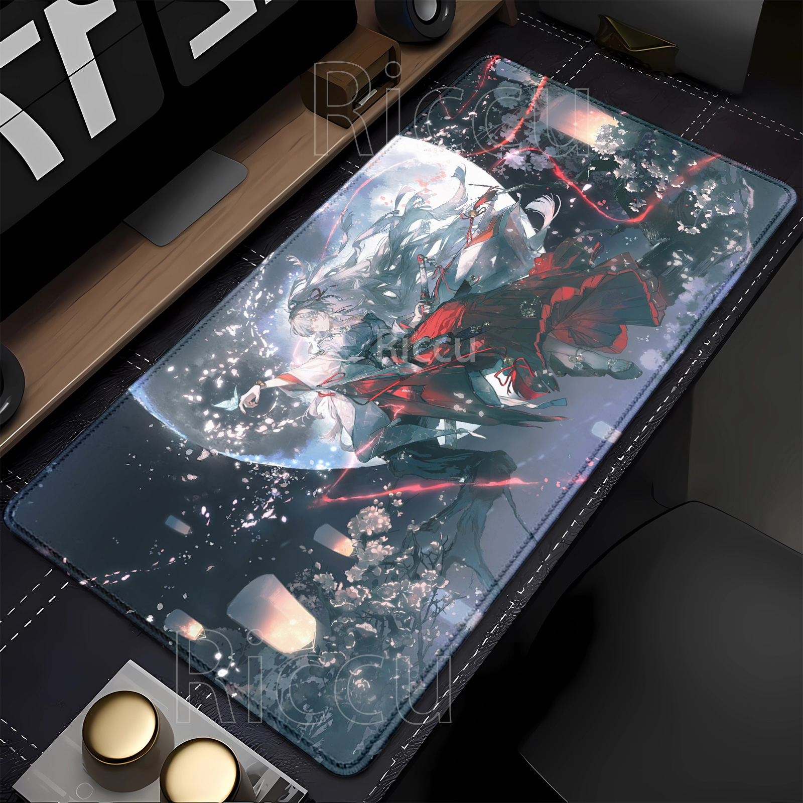 Gaming Keyboard Typewriter - Anime girl Hiyuki Wuthering Waves Gaming