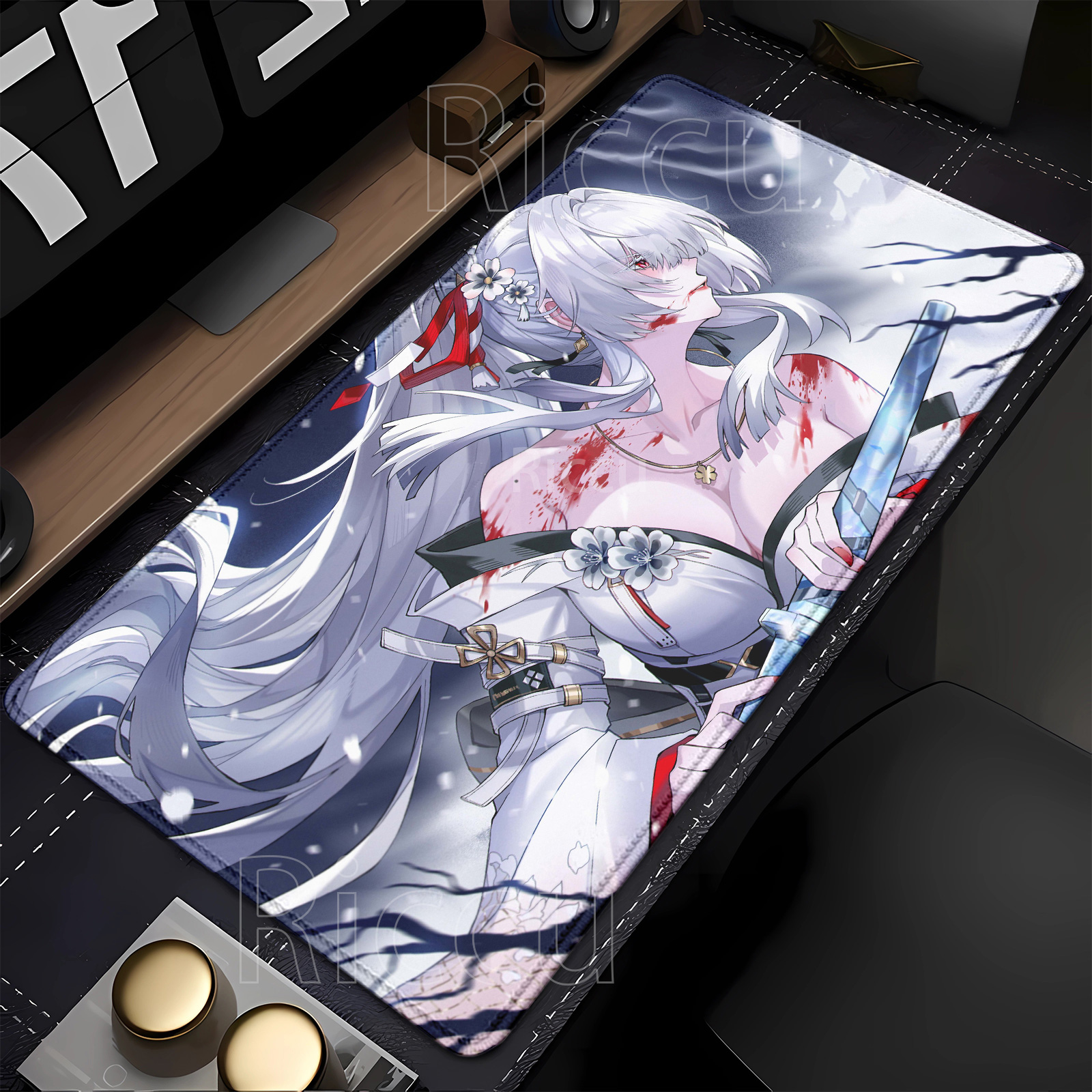 400x900mm Mousepad Hiyuki Wuth - Gaming Keyboard Typewriter ulasan dan harga