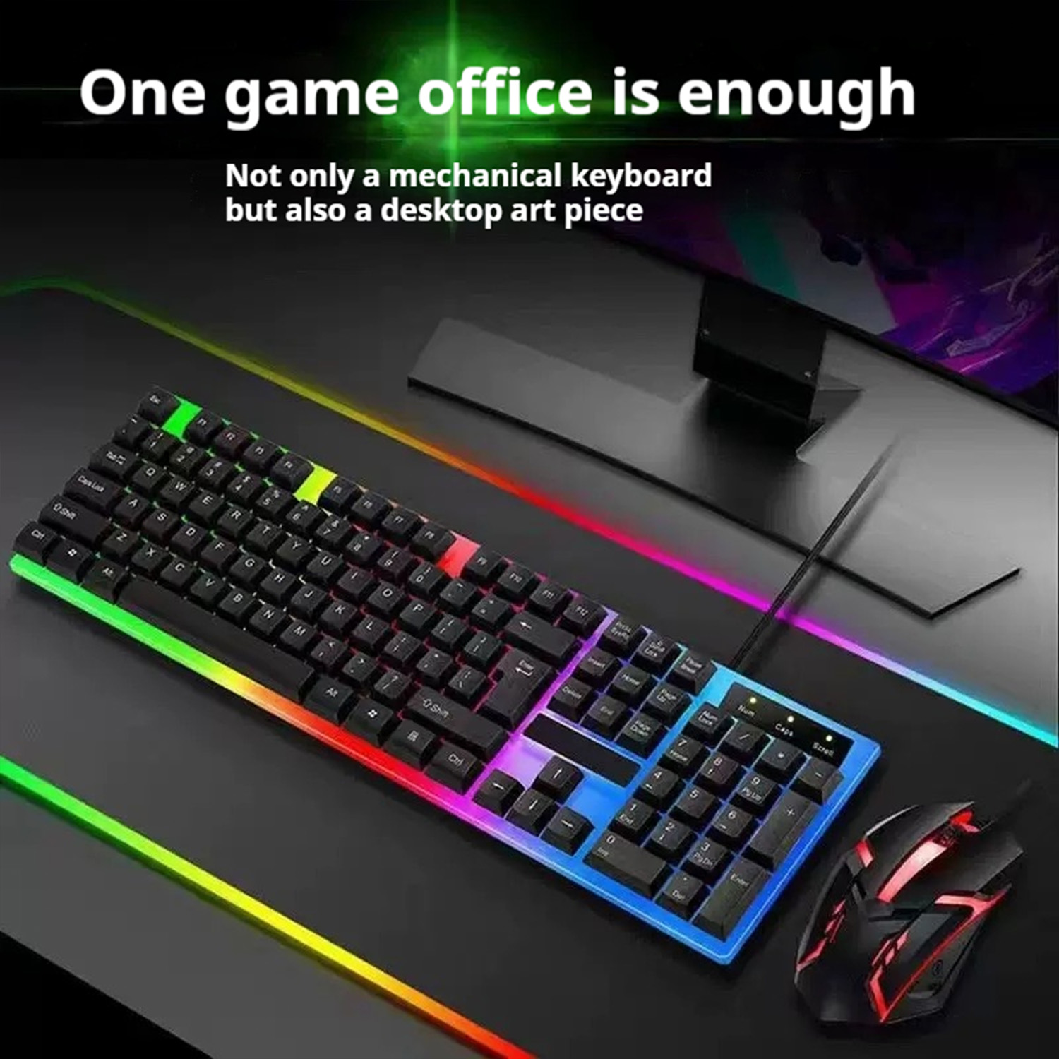 Gamer Keyboard And Mouse PC Ga - Gaming Keyboard Ergonomics ulasan dan harga