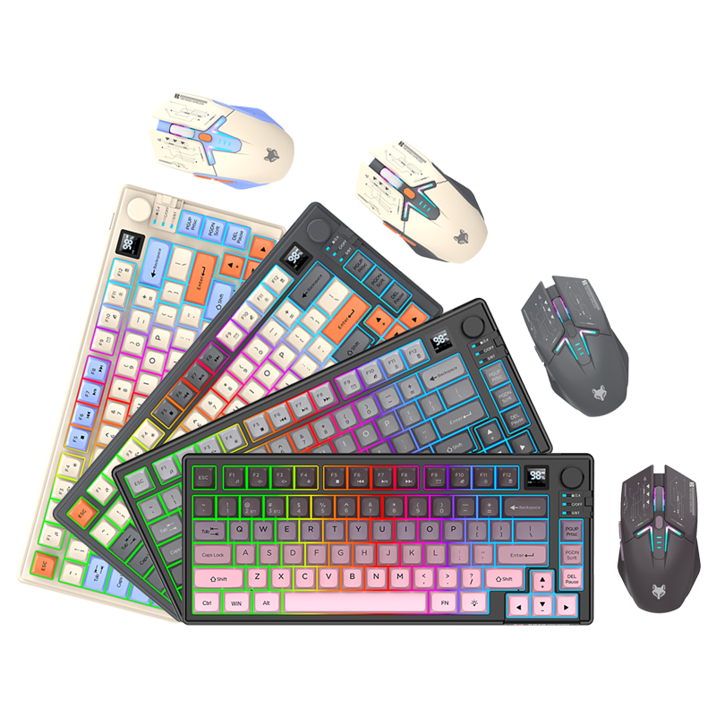 New Dual-Mode 80 Keys Wireless - Gaming Keyboard Ergonomics ulasan dan harga