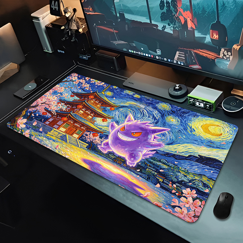 Anime Mouse Pad Pokemon Gengar - Gaming Keyboard He ulasan dan harga