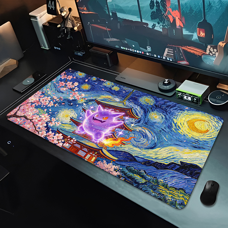 Anime Mouse Pad Pokemon Gengar - Gaming Keyboard He ulasan dan harga