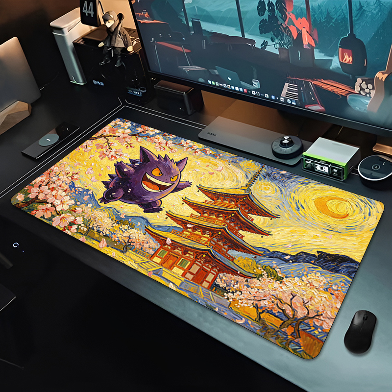 Anime Mouse Pad Pokemon Gengar - Gaming Keyboard He ulasan dan harga