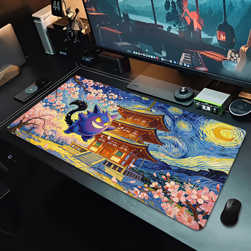 Anime Mouse Pad Pokemon Gengar - Gaming Keyboard He ulasan dan harga