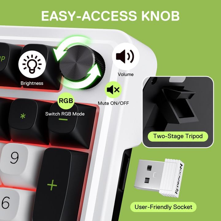 Redragon K686 PRO 98 Keys Wire - Gaming Keyboard No Noise ulasan dan harga