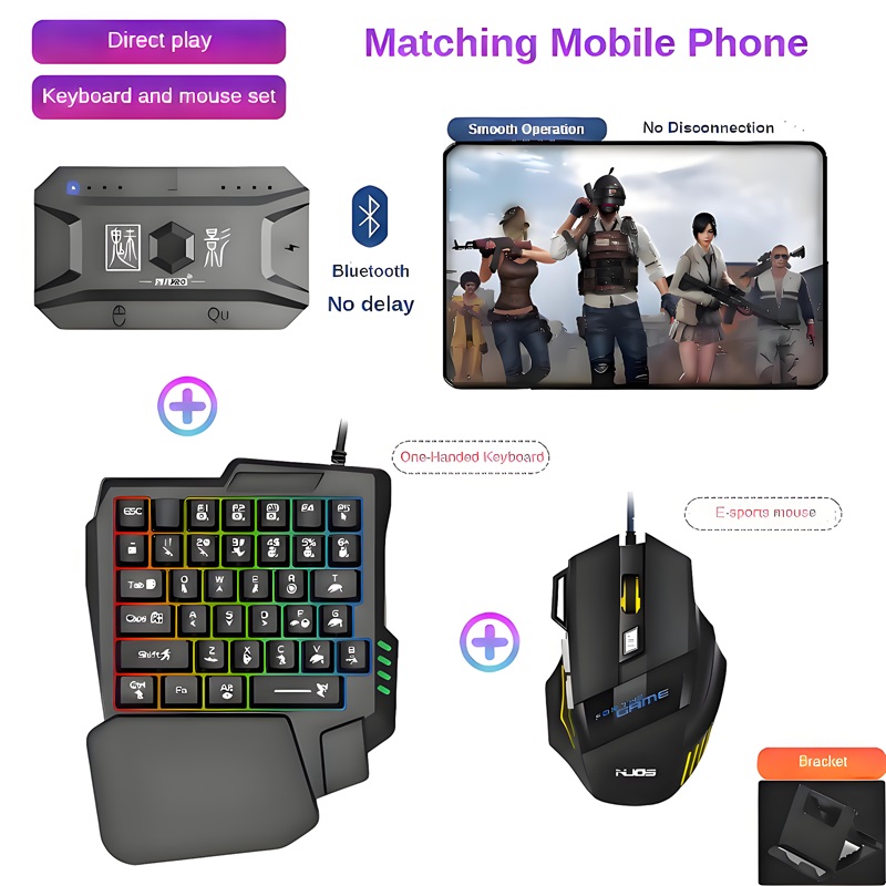 M1 Pro Gamepad Mobile Phone Ga - Gaming Keyboard And Mouse Combo Wireless ulasan dan harga