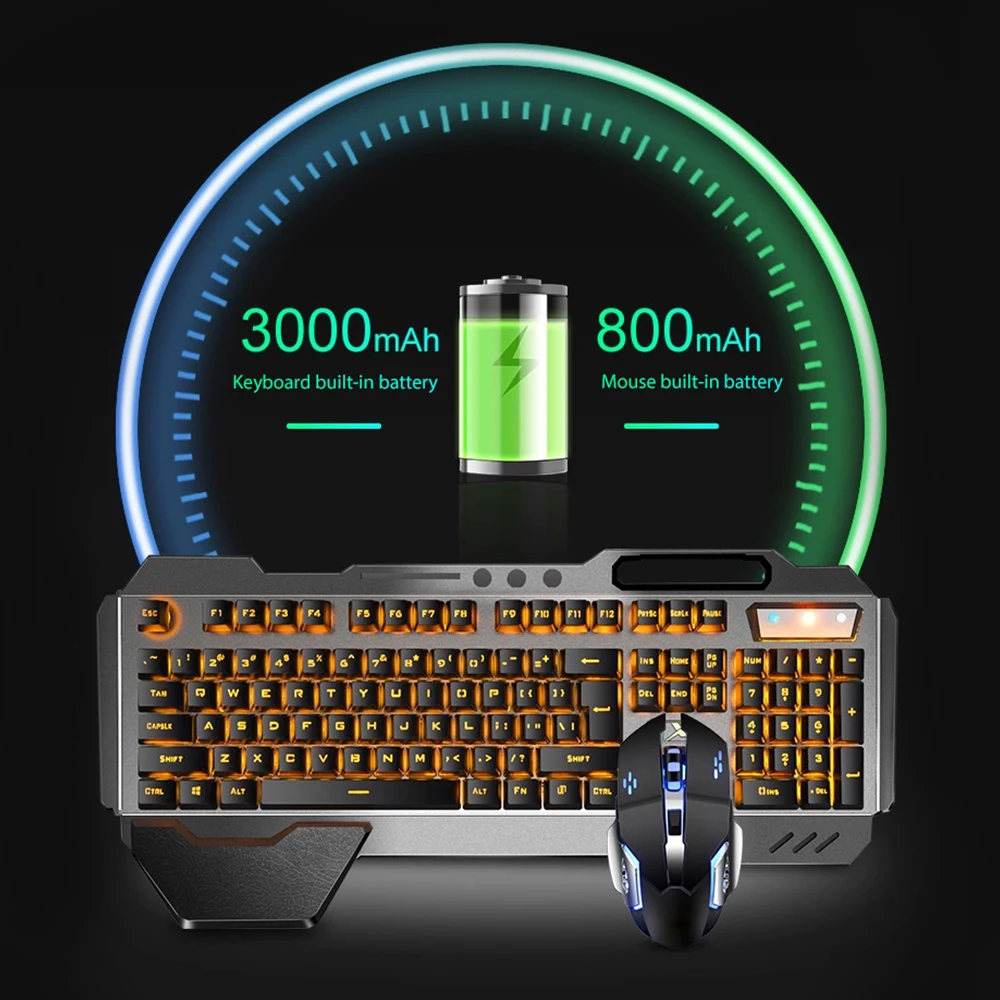 K680 Rechargeable 2.4G wireles - Gaming Keyboard Bundle ulasan dan harga