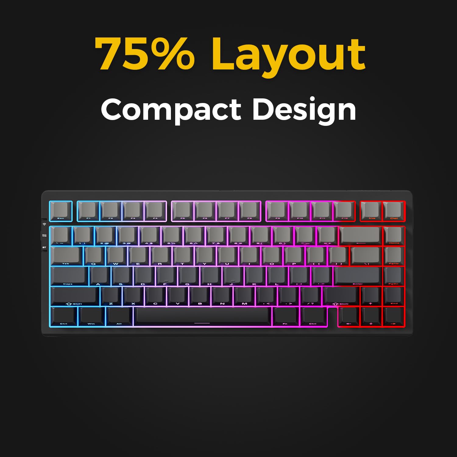 MCHOSE G75 Pro Wireless Mechan - Gaming Keyboard Expensive ulasan dan harga