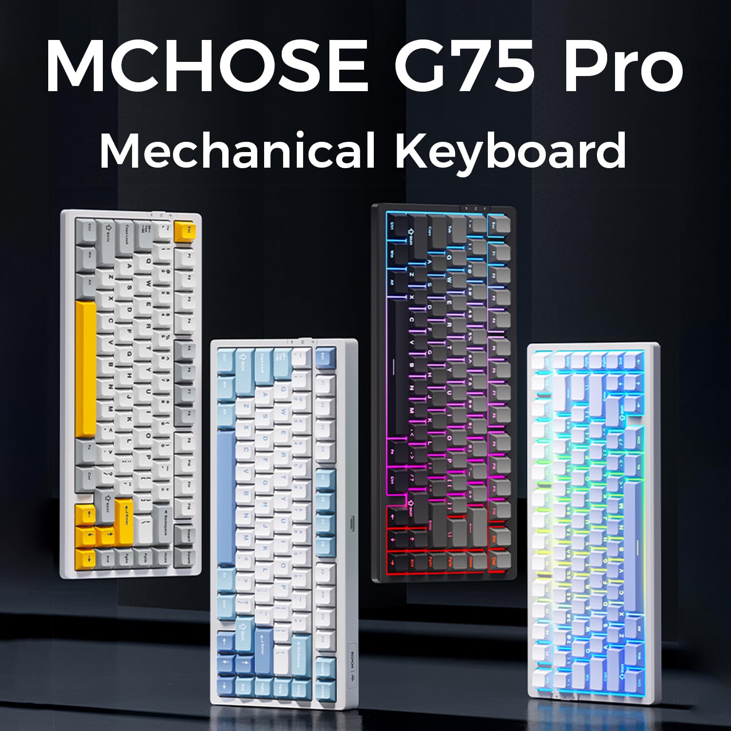 MCHOSE G75 Pro Wireless Mechan - Gaming Keyboard Expensive ulasan dan harga