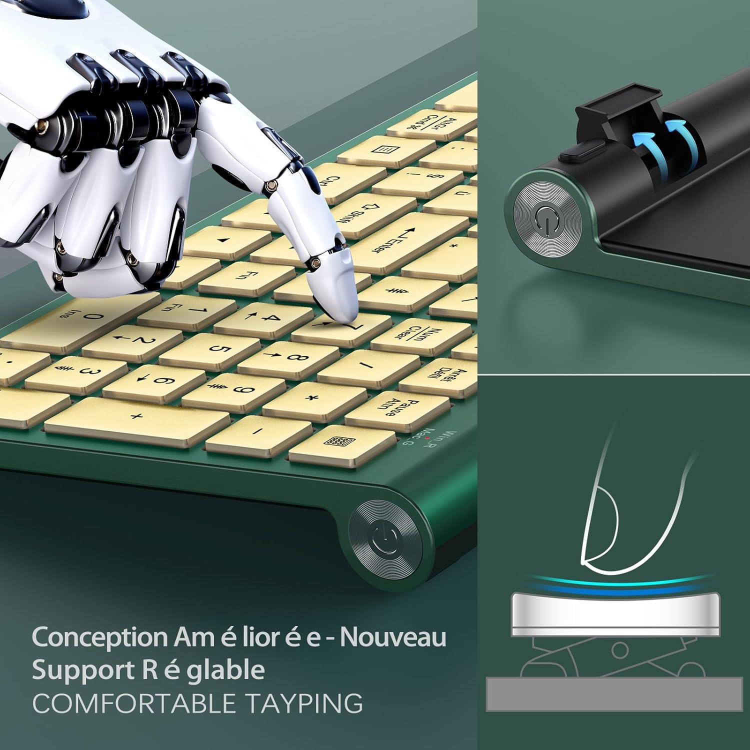 Ergonomic wireless keyboard an - Gaming Keyboard Ergonomics ulasan dan harga