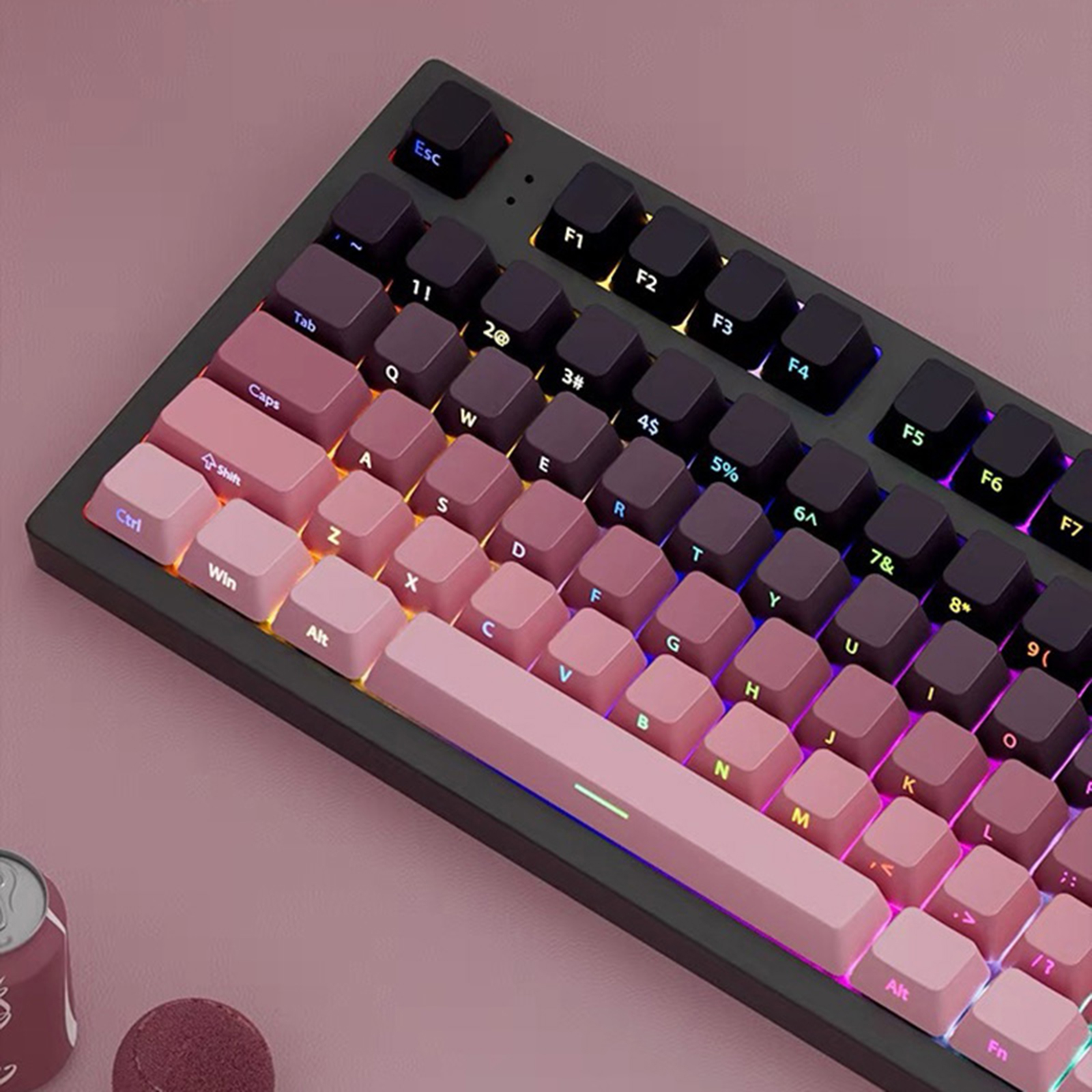 Gradient Keycaps Side Printed  - Gaming Keyboard Typewriter ulasan dan harga