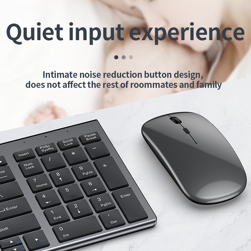 Jomaa Slim Rechargeable Blueto - Gaming Keyboard Extension ulasan dan harga