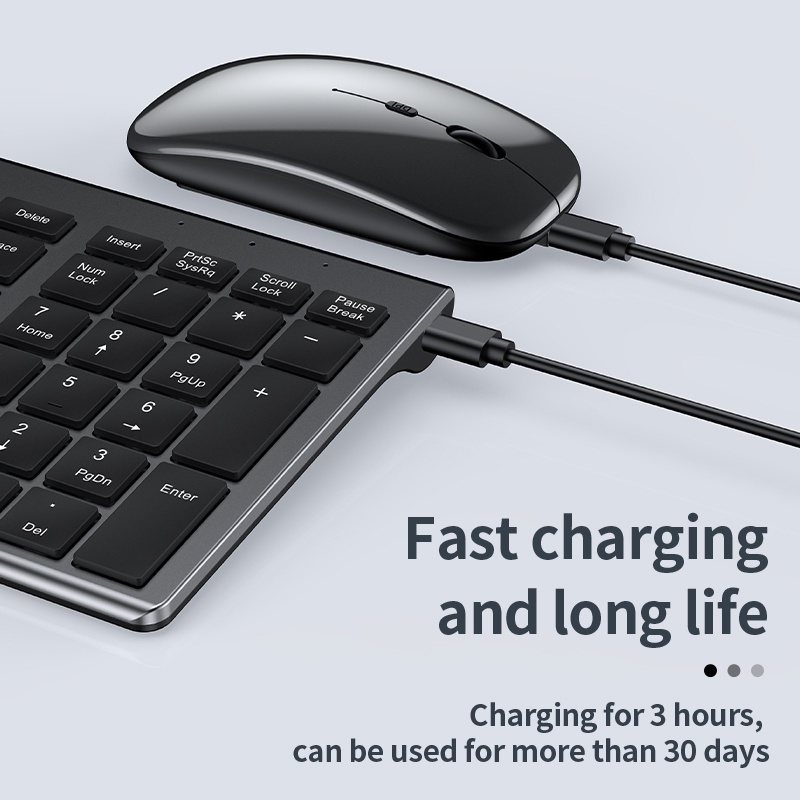 Jomaa Slim Rechargeable Blueto - Gaming Keyboard Extension ulasan dan harga
