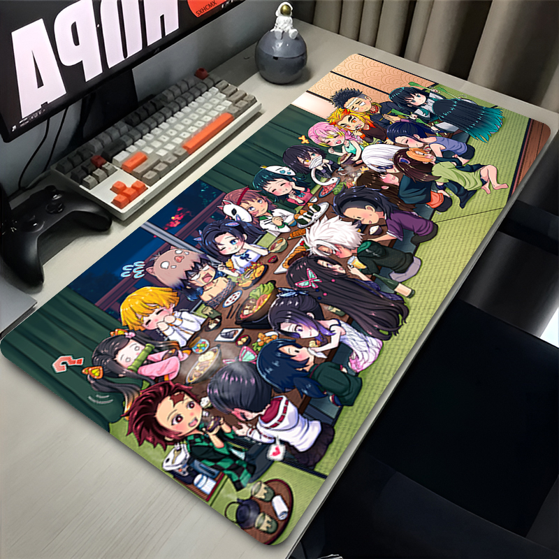 Mousepad Anime D-demon Slayer  - Gaming Keyboard He ulasan dan harga