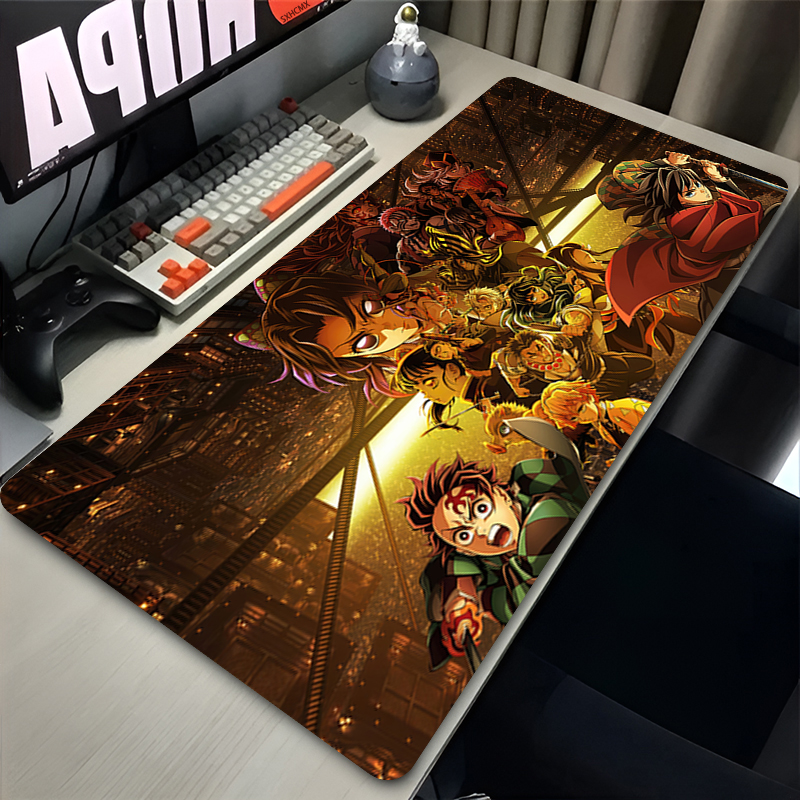 Mousepad Anime D-demon Slayer  - Gaming Keyboard He ulasan dan harga