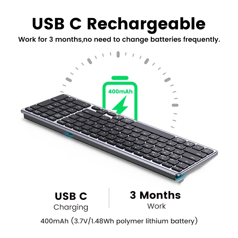 New Bluetooth 5.0 Wireless Key - Gaming Keyboard Non Mechanical ulasan dan harga