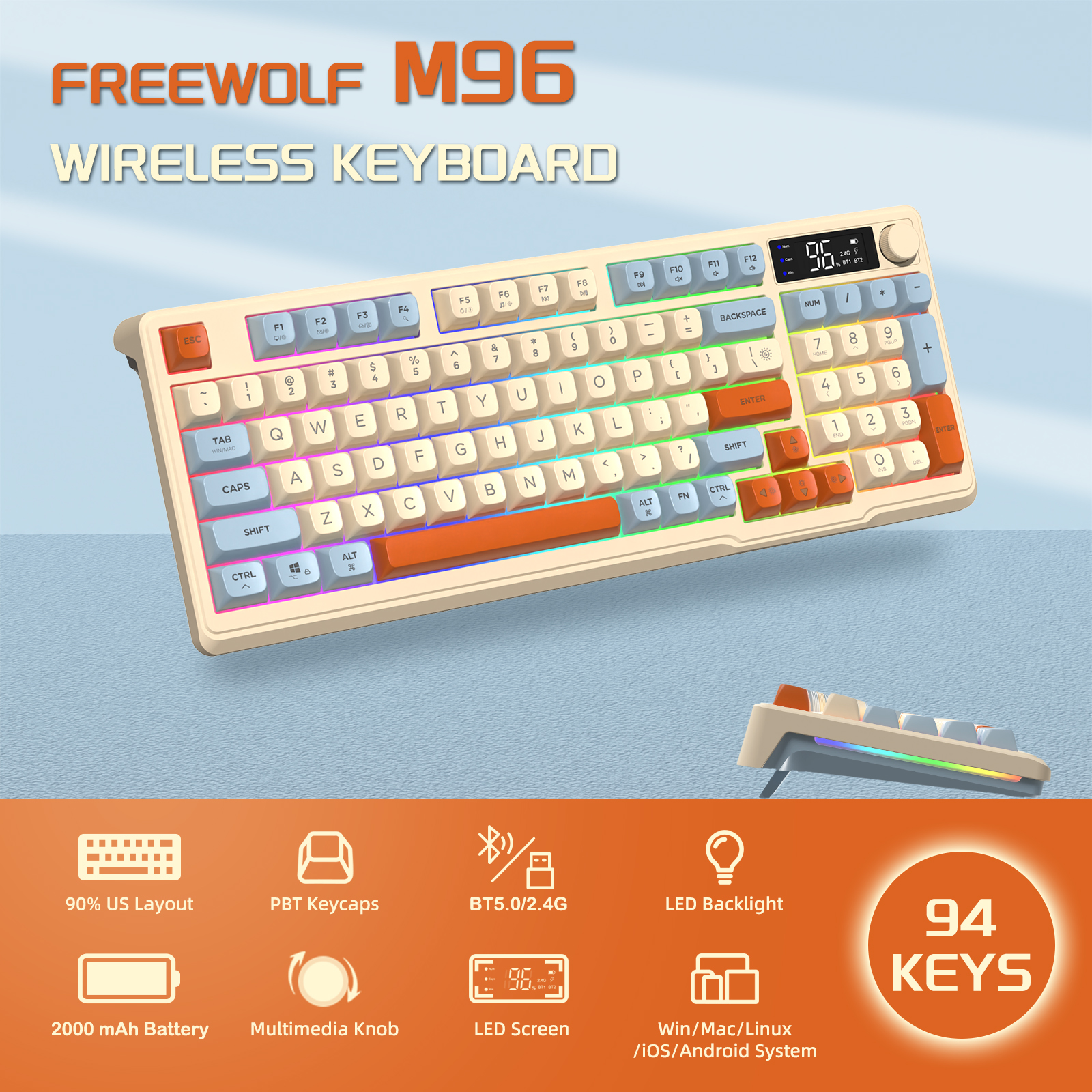 ZIYOU LANG Wireless Gaming Key - Gaming Keyboard That Is Quiet ulasan dan harga