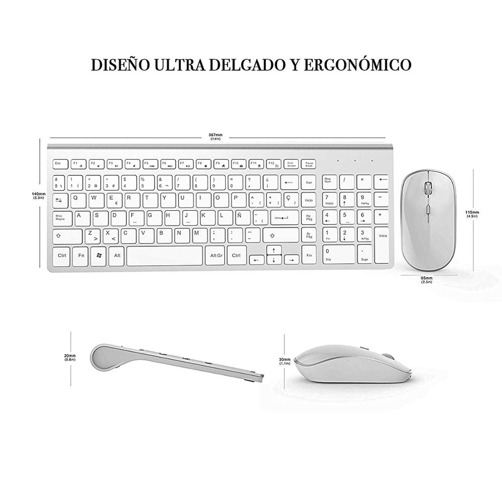 Wireless Keyboard Mouse Spanis - Gaming Keyboard Extension ulasan dan harga