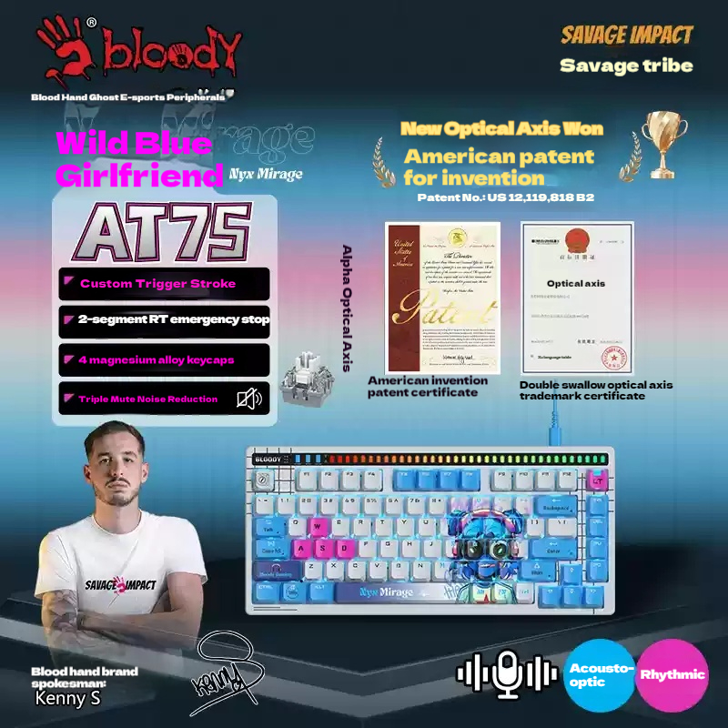 A4Tech Bloody Savage Impact AT - Gaming Keyboard No Noise ulasan dan harga