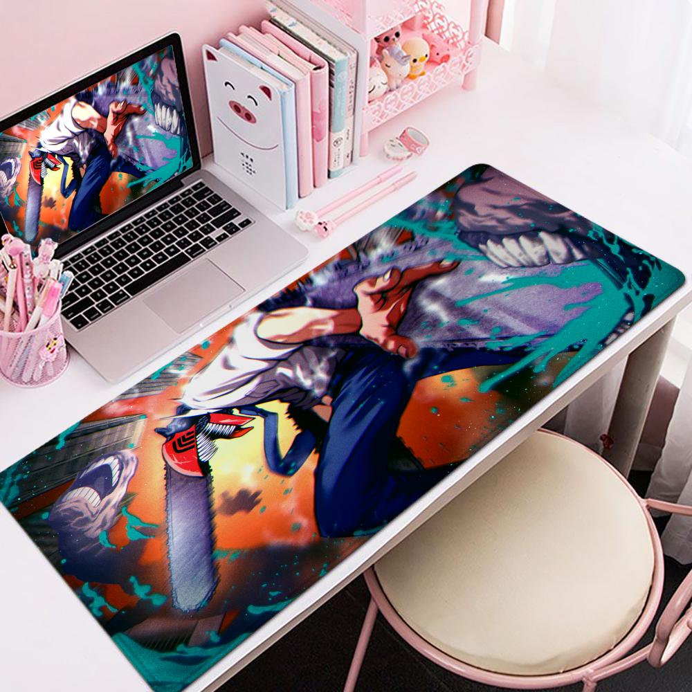 Chainsaw Man Mouse Pad 90x40CM - Gaming Keyboard Non Mechanical ulasan dan harga