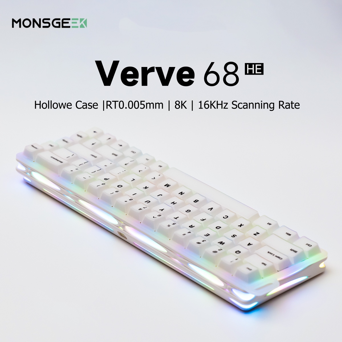 AKKO X MonsGeek Verve 68 HE Ke - Gaming Keyboard Typewriter ulasan dan harga