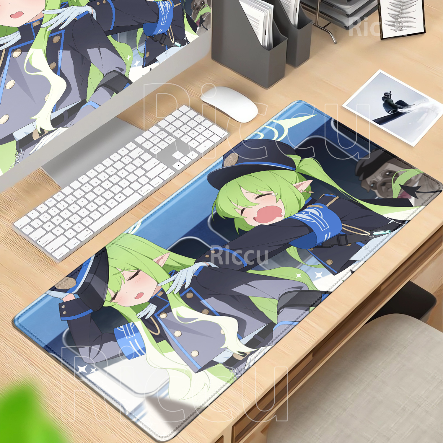Gaming Mousepad Blue Archive H - Gaming Keyboard Typewriter ulasan dan harga