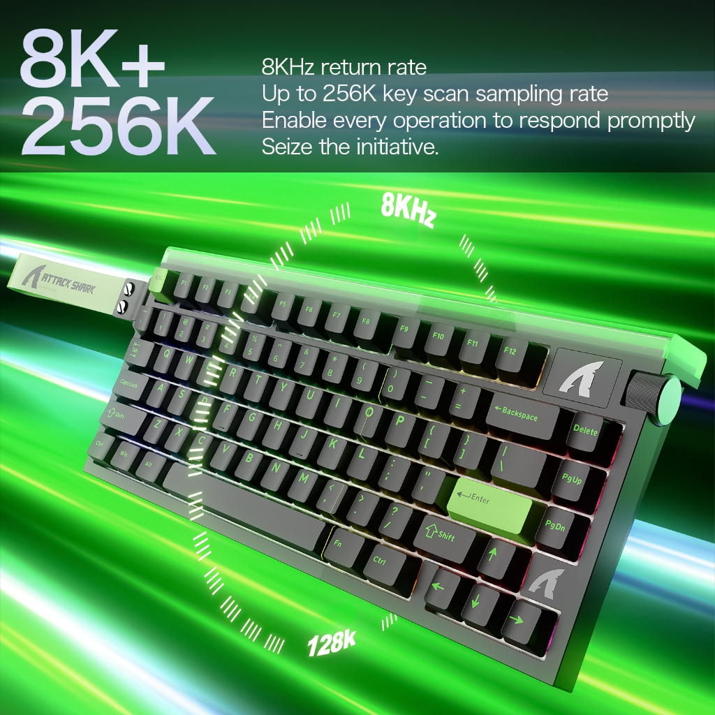 ATTACK SHARK R85HE Magnetic Ax - Gaming Keyboard Expensive ulasan dan harga