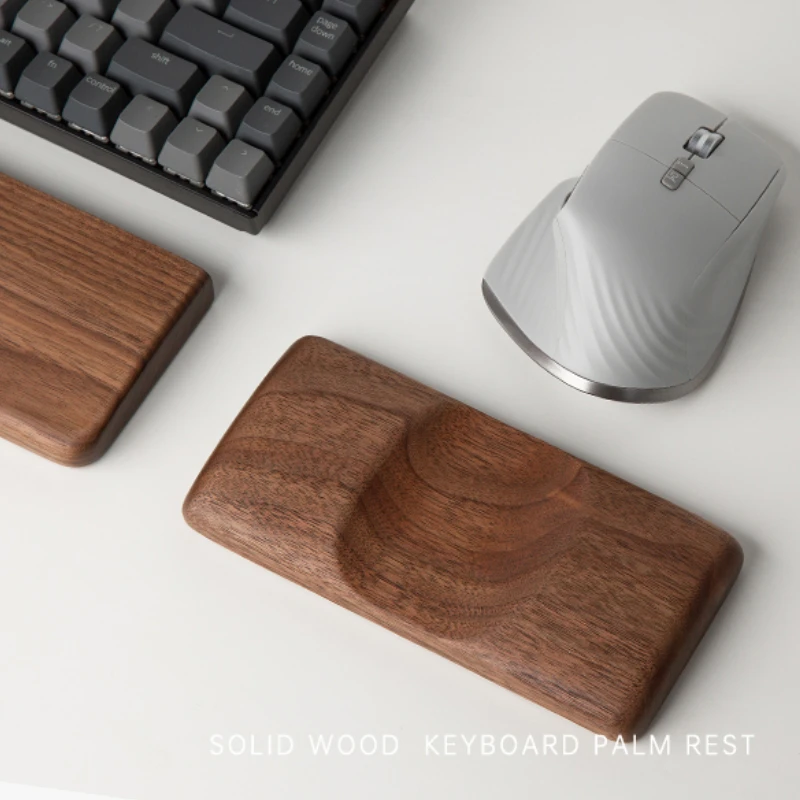 Walnut Wood Mouse Palm Rest Cu - Wrist Rest Wood ulasan dan harga