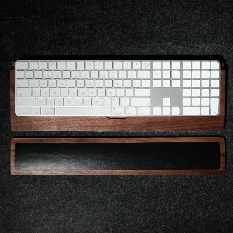 Woody Cowhide Palm Rest for Me - Gaming Keyboard Ergonomics ulasan dan harga