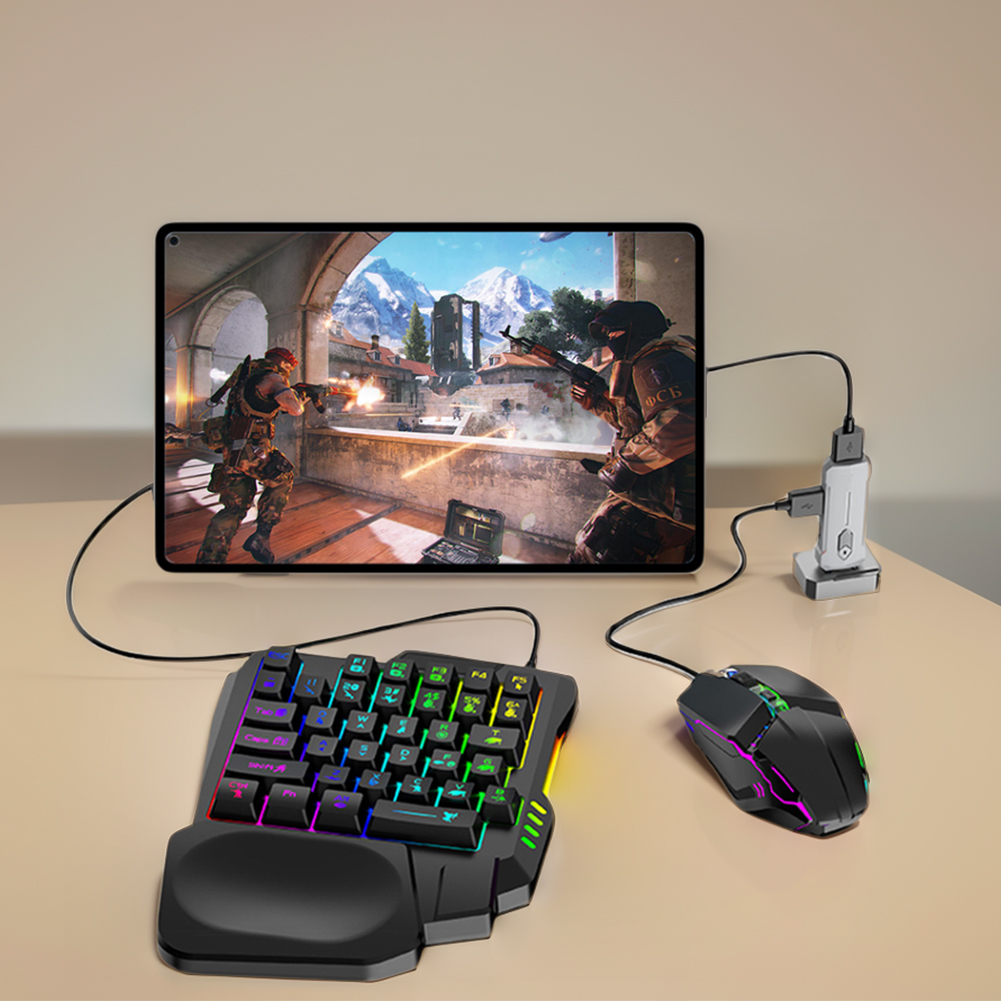 5 in 1 Mobile Game Converter K - Gaming Keyboard Mobile ulasan dan harga