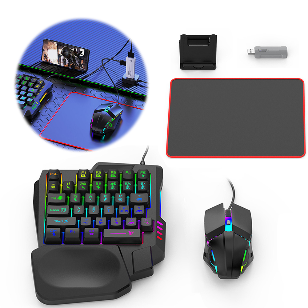 5 in 1 Mobile Game Converter K - Gaming Keyboard Mobile ulasan dan harga