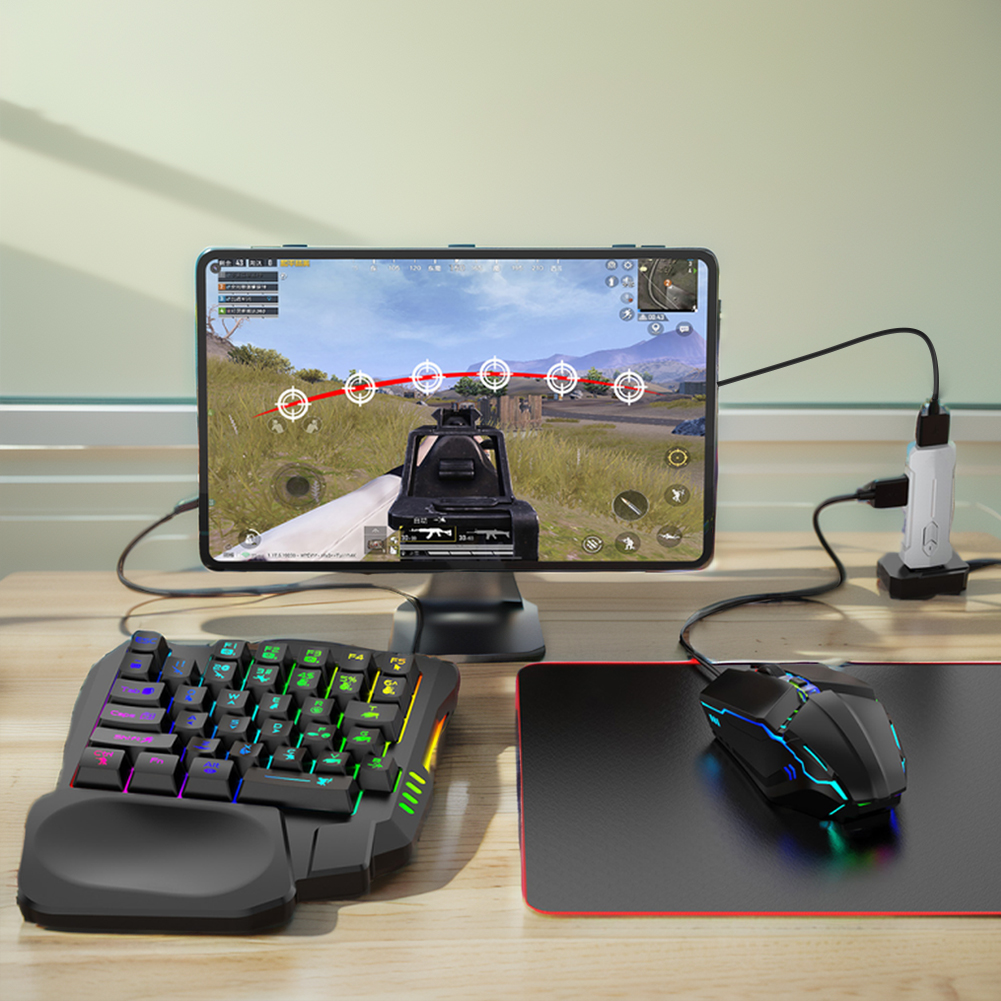 5 in 1 Mobile Game Converter K - Gaming Keyboard Mobile ulasan dan harga