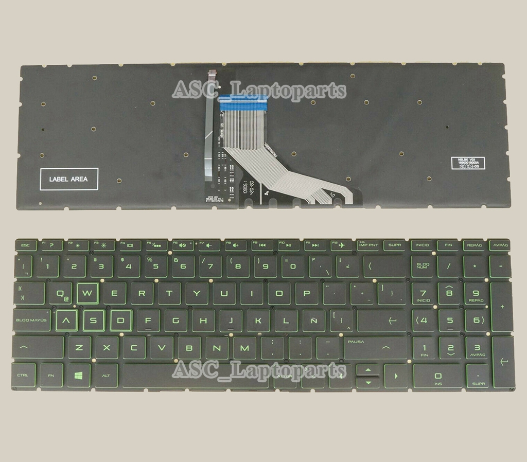 New Latin Spanish Teclado Keyb - Gaming Keyboard Hp ulasan dan harga