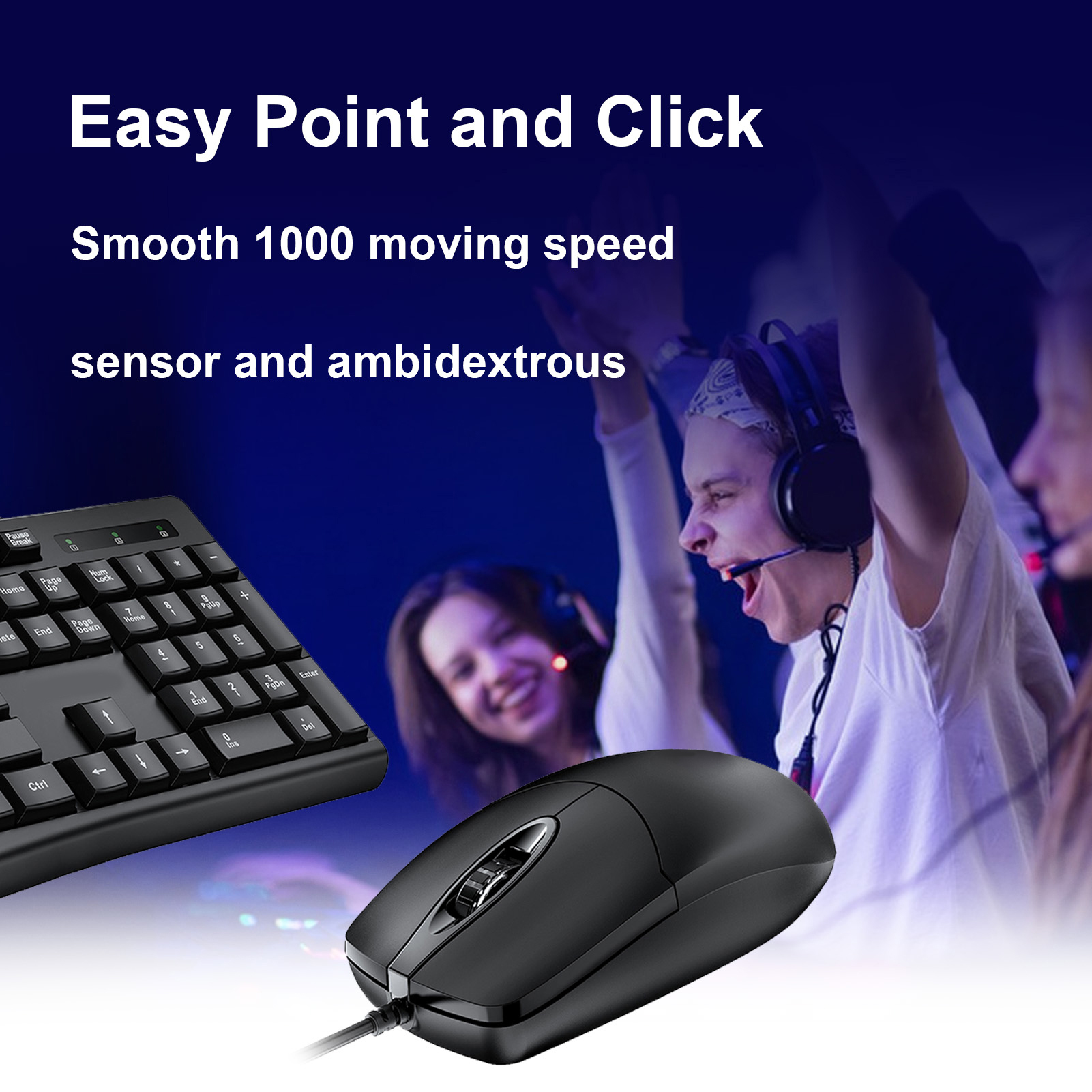 T650 Keyboard Mouse Combo USB  - Gaming Keyboard Ergonomics ulasan dan harga