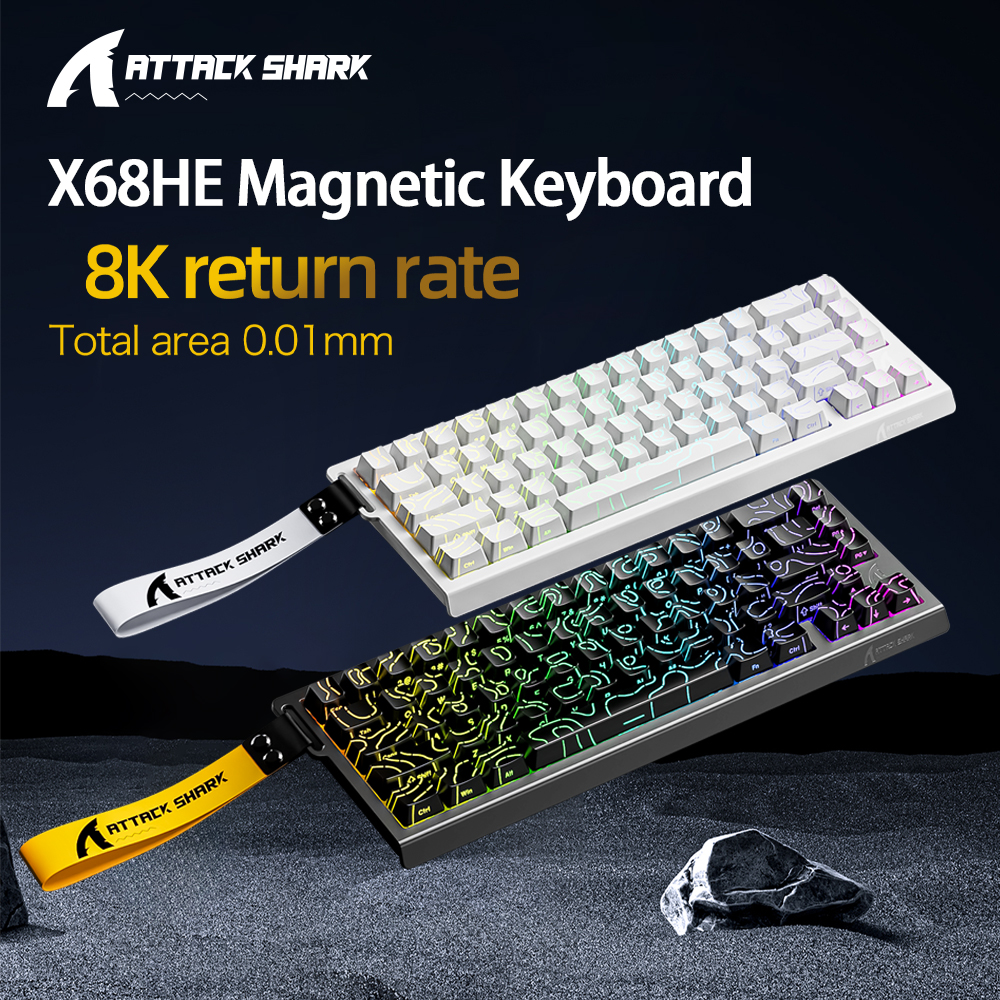 X68HE ATTACK SHARK Magnetic Ga - Gaming Keyboard Expensive ulasan dan harga