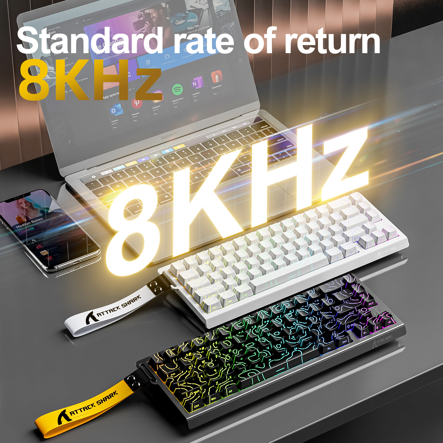 X68HE ATTACK SHARK Magnetic Ga - Gaming Keyboard Expensive ulasan dan harga