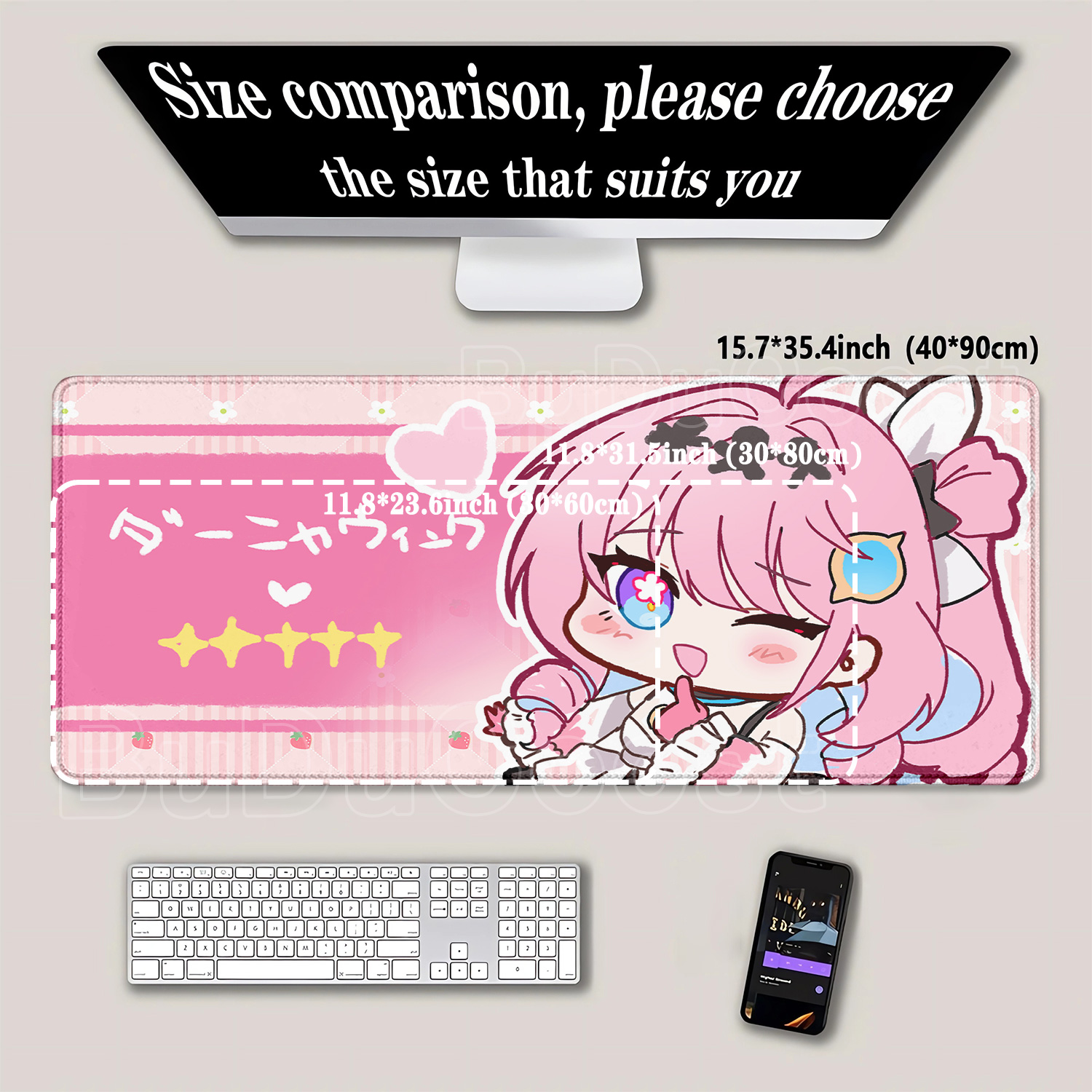 Gaming Mousepad Denia Wutherin - Gaming Keyboard Typewriter ulasan dan harga