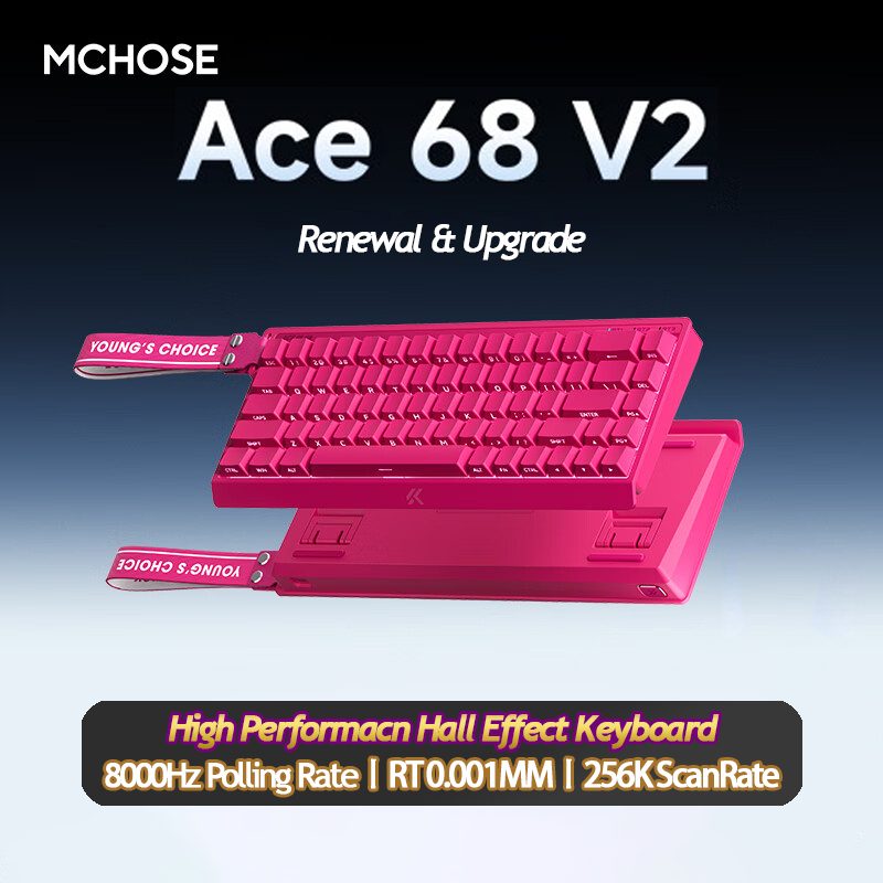 MCHOSE Ace 68 Hall Effect Magn - Gaming Keyboard Expensive ulasan dan harga