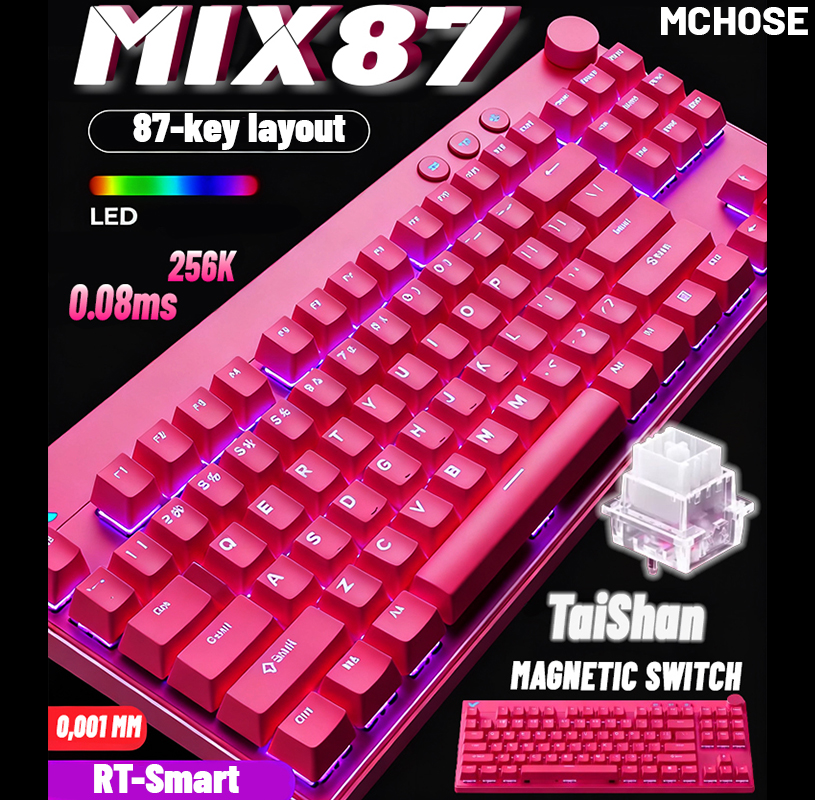 MCHOSE MIX87 Wired Gaming Keyb - Gaming Keyboard Expensive ulasan dan harga