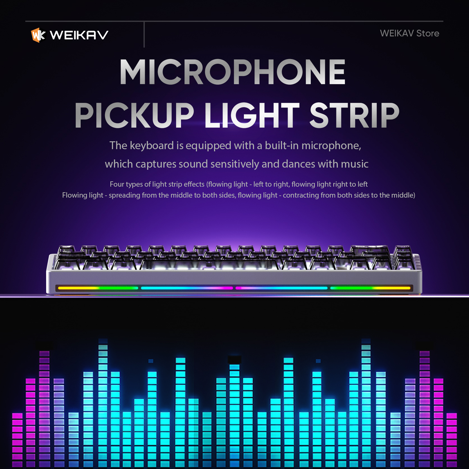 WEIKAV NUT65 Wireless Gaming A - Gaming Keyboard Extension ulasan dan harga